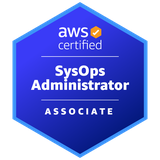AWS SysOps Administrator - Associate badge